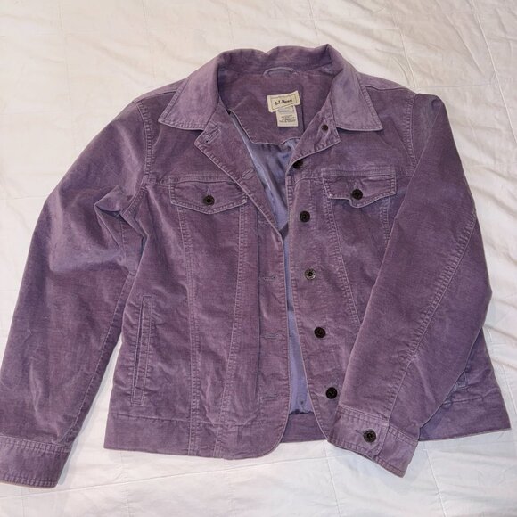 LL Bean Purple Jacket - Picture 1 of 3